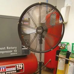 Deals ✔️ Sealey HVF20PO Industrial High Velocity Oscillating Pedestal Fan 20" 230V 🛒 -DeWalt Shop Artboard 1 70345.1663685643