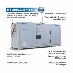 Cheap 👍 Hyundai DHY14000RVi 14kW Vehicle RV Diesel Generator 🥰 -DeWalt Shop DHY14000RVi FEATURES 49227.1663689885