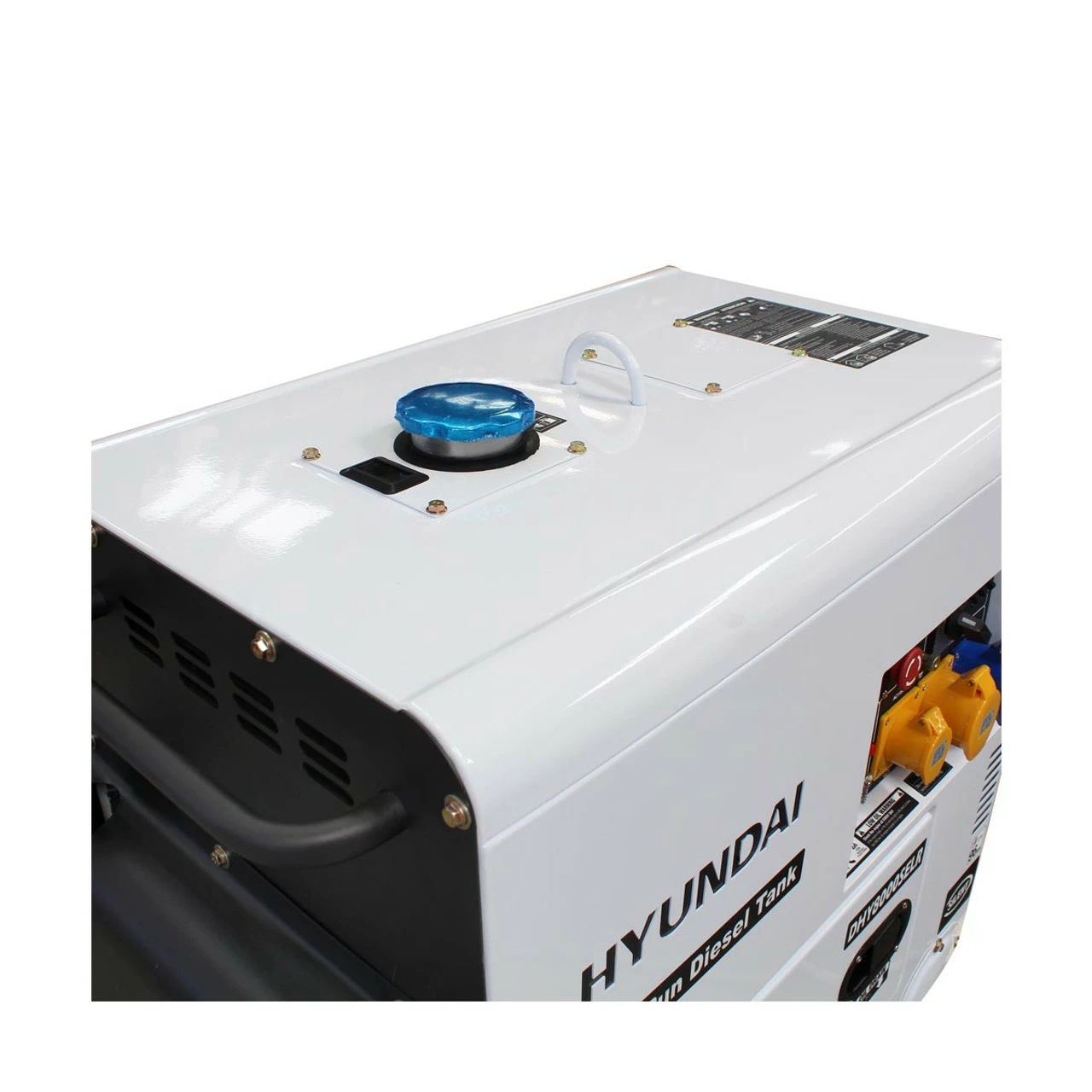 Budget 🎁 Hyundai DHY6000SE 5.2kW/6.5kVA Silenced Standby Single Phase Diesel Generator 😀 5 Budget 🎁 Hyundai DHY6000SE 5.2kW/6.5kVA Silenced Standby Single Phase Diesel Generator 😀 - Image 4