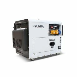 Budget 🎁 Hyundai DHY6000SE 5.2kW/6.5kVA Silenced Standby Single Phase Diesel Generator 😀