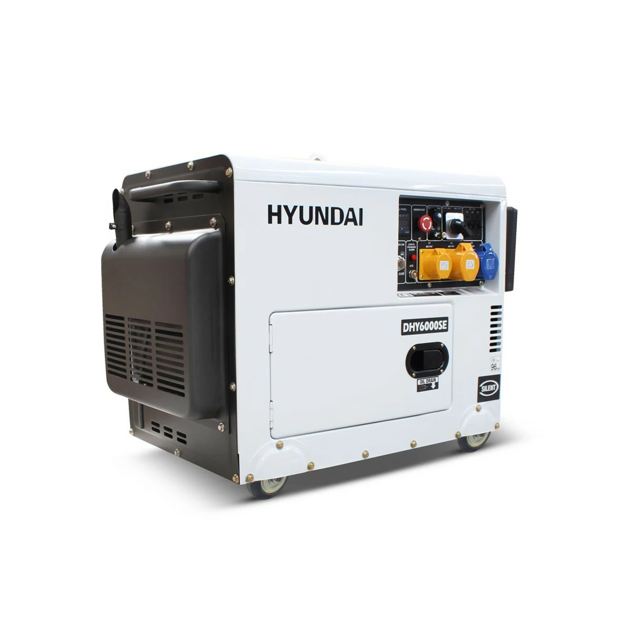 Budget 🎁 Hyundai DHY6000SE 5.2kW/6.5kVA Silenced Standby Single Phase Diesel Generator 😀 2 Budget 🎁 Hyundai DHY6000SE 5.2kW/6.5kVA Silenced Standby Single Phase Diesel Generator 😀