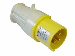 Promo 💯 Faithfull Power Plus FPPPLUG110 Yellow Plug 16 Amp 110V 🎉