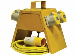 Flash Sale ⌛ Faithfull Power Plus FPPTLDB4L Distribution Box 4-Way 110V 🔔