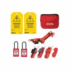 Best Pirce 🧨 Master Lock MLKSELECKIT Electrical Lockout Kit 9 Piece ✨