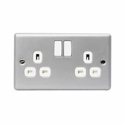 Top 10 🔔 Masterplug MSTMC522 Metal Clad Switched Socket 2-Gang 13A 😀