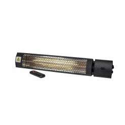 New 🧨 SIP 09586 Universal Electric Halogen Heater With Remote Control 2kW 230V (Black) 😍