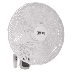 Hot Sale 🤩 Sealey SWF18WR Wall Fan 3-Speed 18" With Remote Control 230V 💯