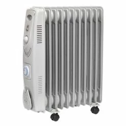 Best reviews of 👏 Sealey RD2500T 11 Element Oil Filled Radiator With Timer 2500W 230V 🔔